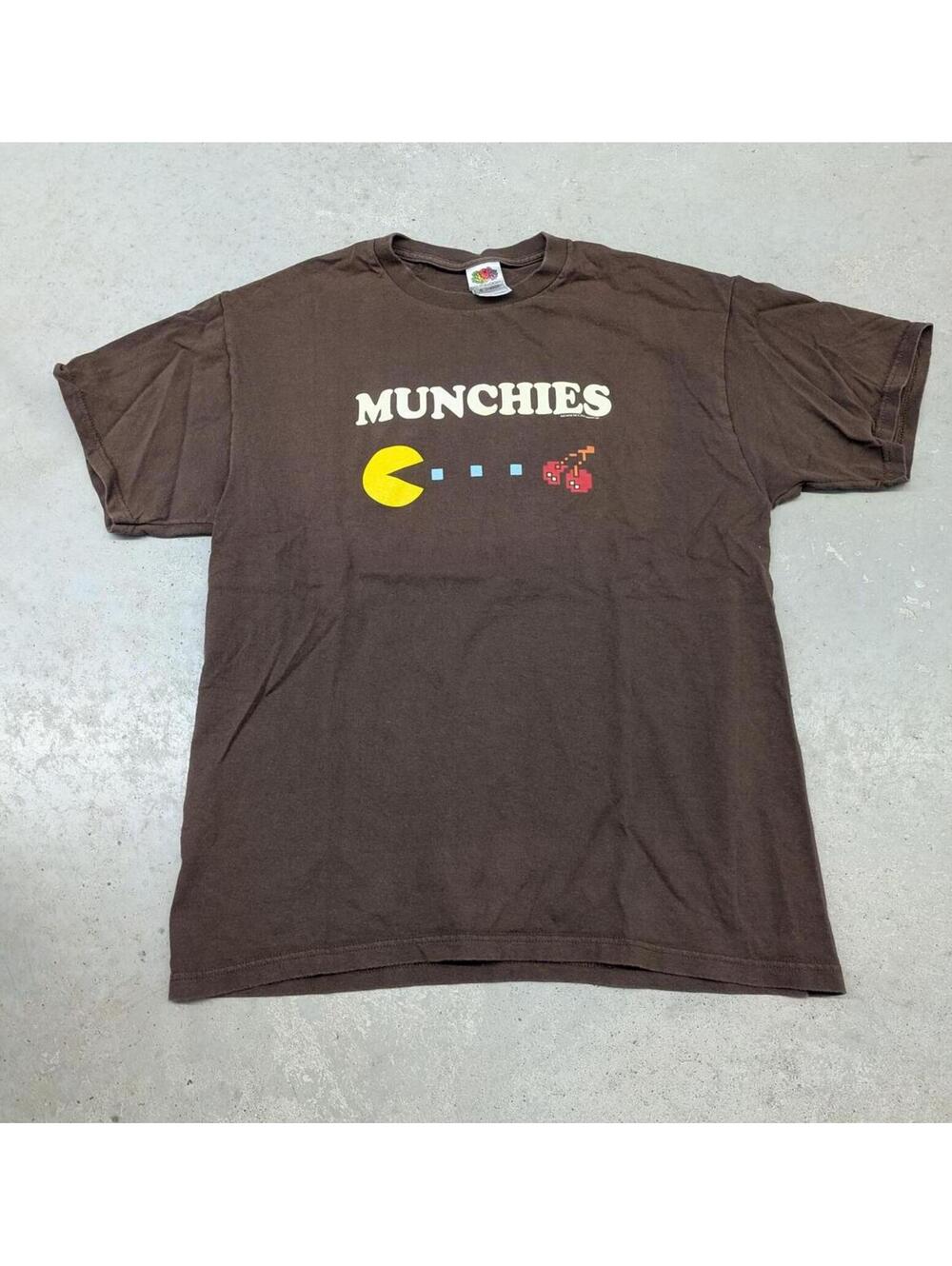 Y2K 2005 Pac-Man Namco Munchies Arcade Promo T-shirt
